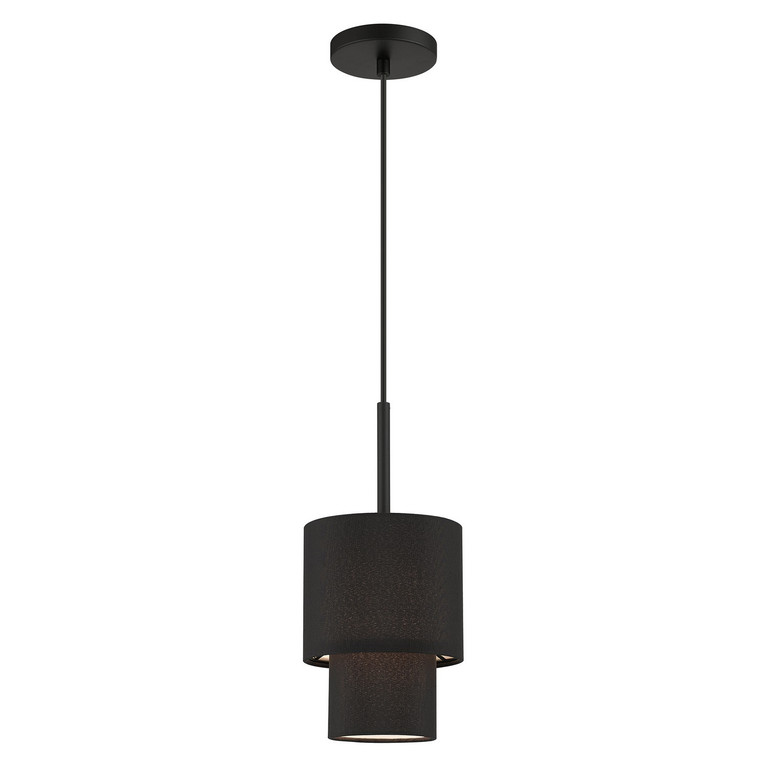 Livex Lighting - 50271-04 - One Light Mini Pendant - Bainbridge - Black