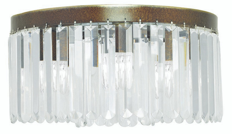 Livex Lighting - 50554-64 - Five Light Ceiling Mount - Ashton - Hand Applied Palacial Bronze