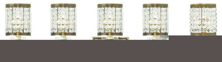 Livex Lighting - 50565-64 - Five Light Bath Vanity - Grammercy - Hand Applied Palacial Bronze