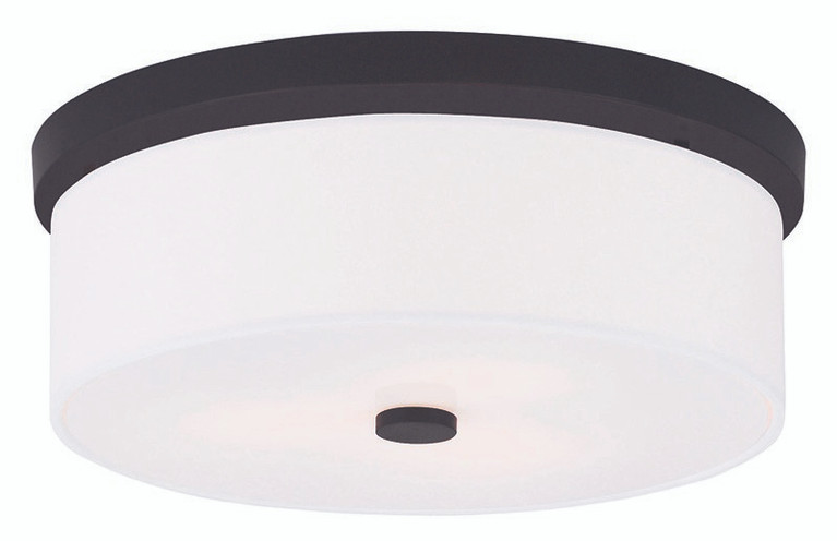 Livex Lighting - 50864-07 - Three Light Ceiling Mount - Meridian - Bronze
