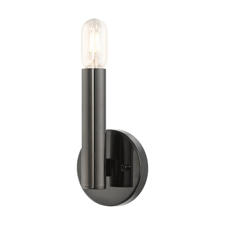 Livex Lighting - 51131-46 - One Light Wall Sconce - Copenhagen - Black Chrome