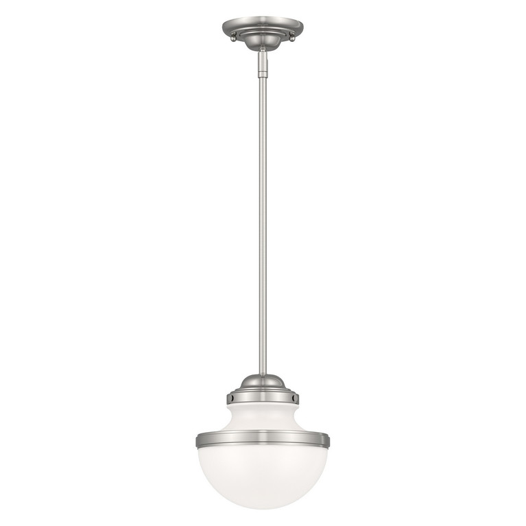 Livex Lighting - 5724-91 - One Light Pendant - Oldwick - Brushed Nickel