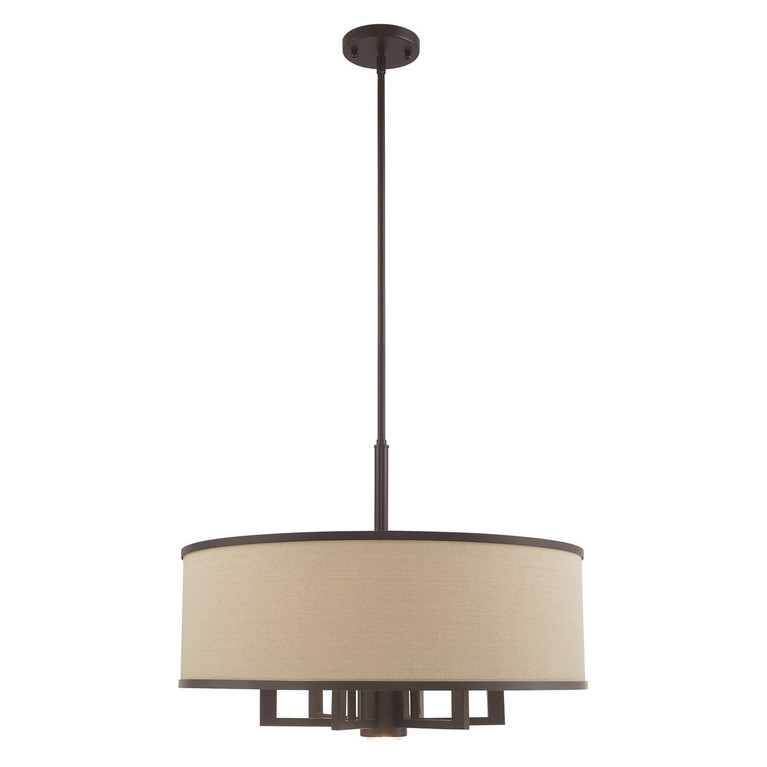 Livex Lighting - 62614-07 - Seven Light Chandelier - Park Ridge - Bronze