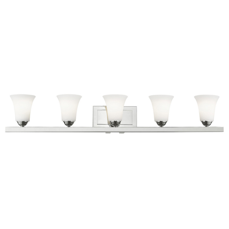 Livex Lighting - 6485-05 - Five Light Bath Vanity - Ridgedale - Polished Chrome