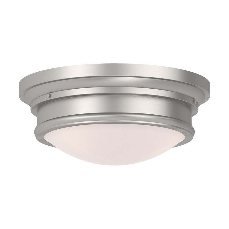 Livex Lighting - 7343-91 - Three Light Ceiling Mount - Astor - Brushed Nickel