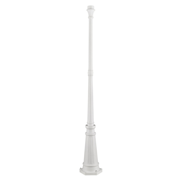 Livex Lighting - 7709-13 - Lamp Post - Outdoor Cast Aluminum Posts - Textured White