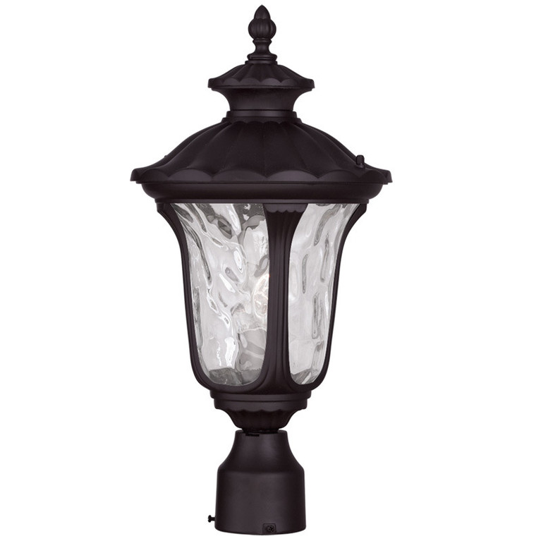 Livex Lighting - 7855-07 - One Light Outdoor Post-Top Lanterm - Oxford - Bronze