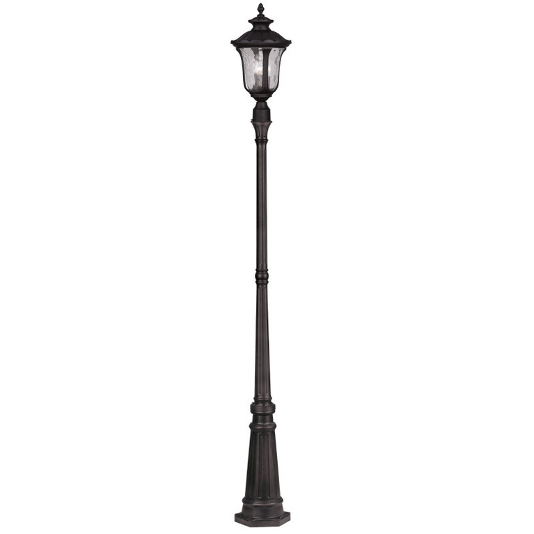 Livex Lighting - 7859-07 - Three Light Post-Top Lanterm - Oxford - Bronze