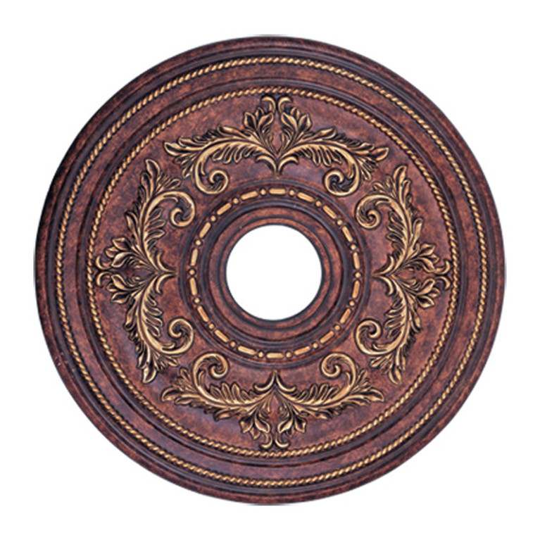 Livex Lighting - 8200-63 - Ceiling Medallion - Versailles - Hand Applied Verona Bronze w/ Gildeds