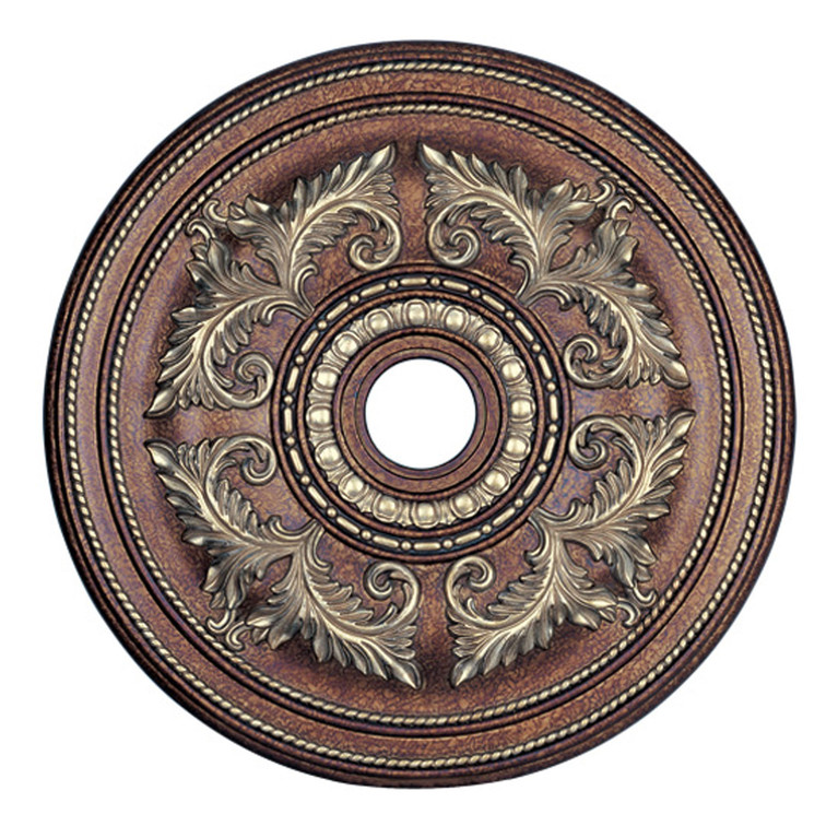 Livex Lighting - 8210-64 - Ceiling Medallion - Versailles - Hand Applied Palacial Bronze w/ Gildeds