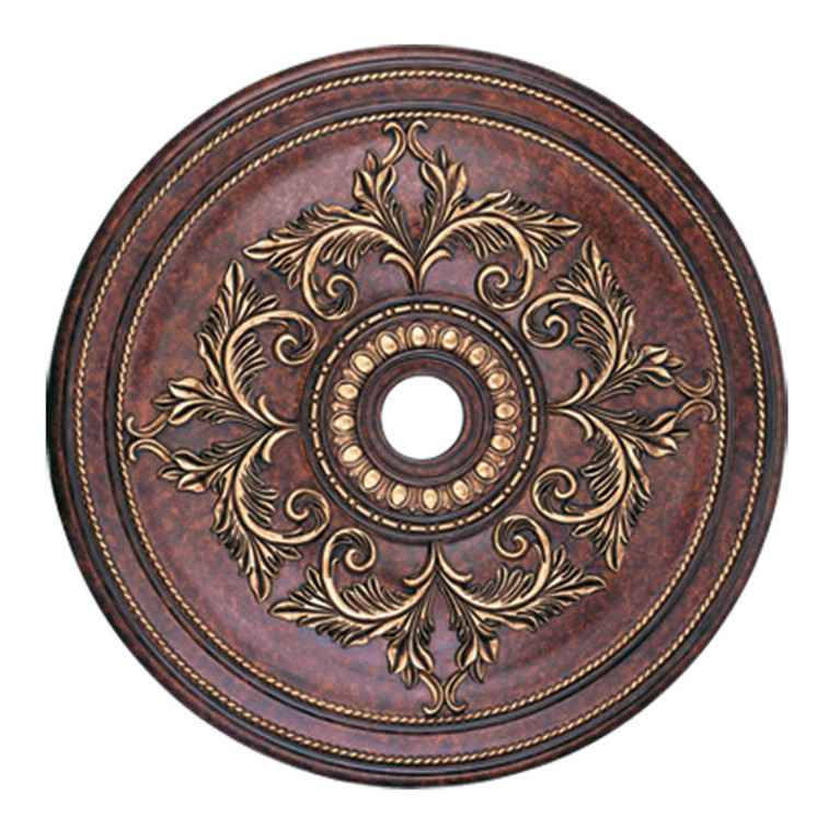 Livex Lighting - 8211-63 - Ceiling Medallion - Versailles - Hand Applied Verona Bronze w/ Gildeds