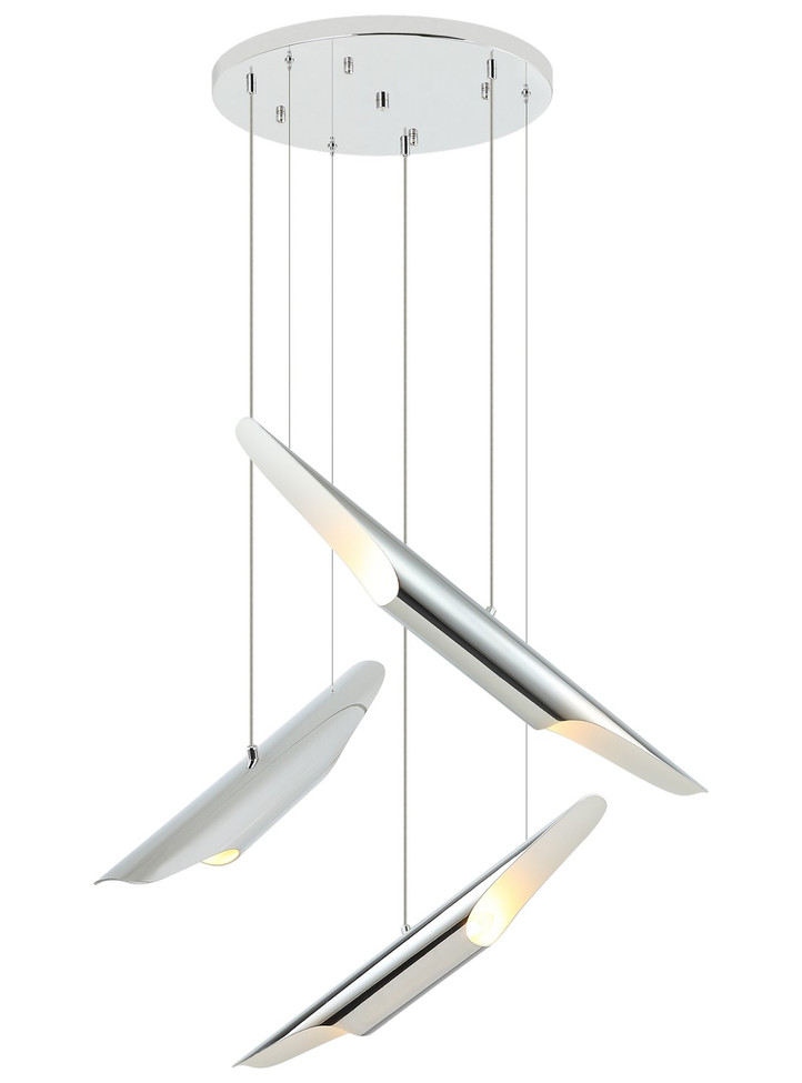 Matteo Lighting - C32416CH - Six Light Chandelier - STYLUS - Chrome
