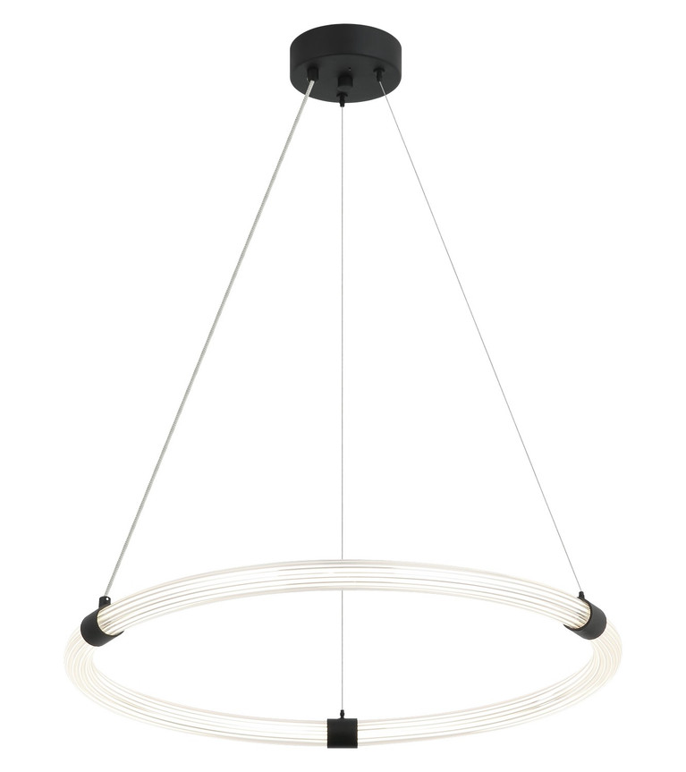 Matteo Lighting - C34824MB - LED Pendant - INKARA - Matte Black