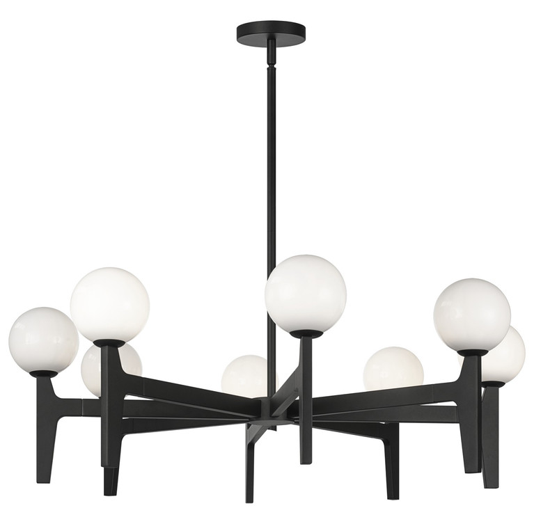 Matteo Lighting - C34908MBOP - LED Pendant - SCRIBEN - Matte Black