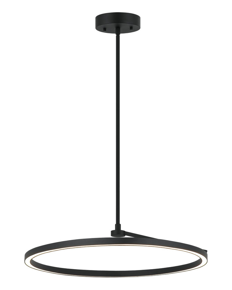 Matteo Lighting - C36724MB - LED Pendant - THE TRUNDLE - Matte Black