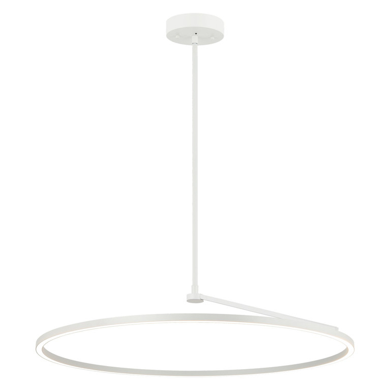 Matteo Lighting - C36740WH - LED Pendant - THE TRUNDLE - White