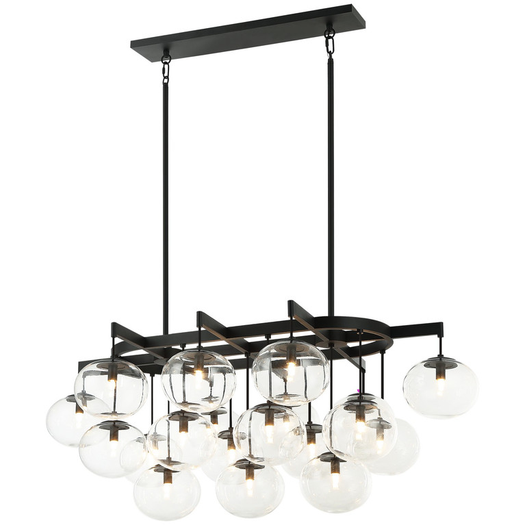 Matteo Lighting - C38119MB - LED Pendant - BULBUS - Matte Black