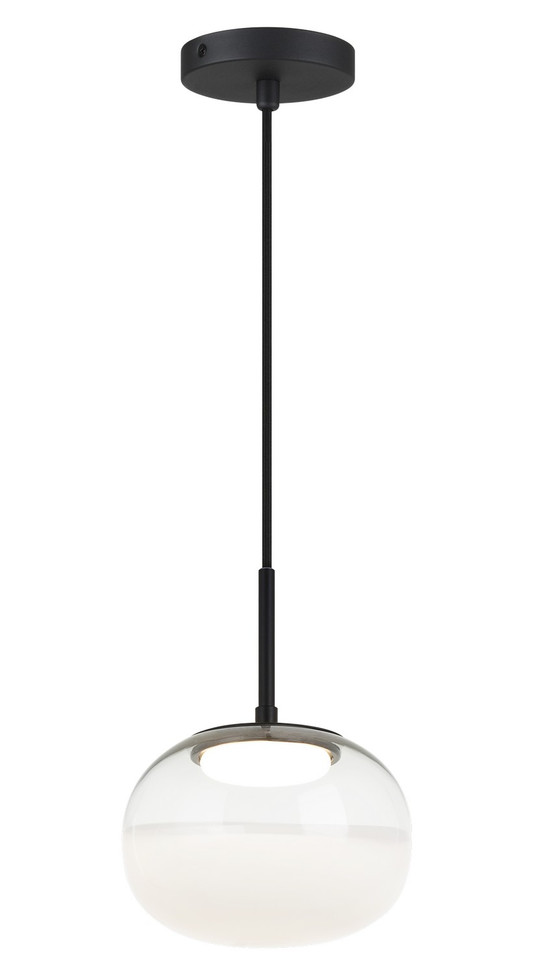 Matteo Lighting - C60501MBWH - LED Pendant - Jayce - Matte Black