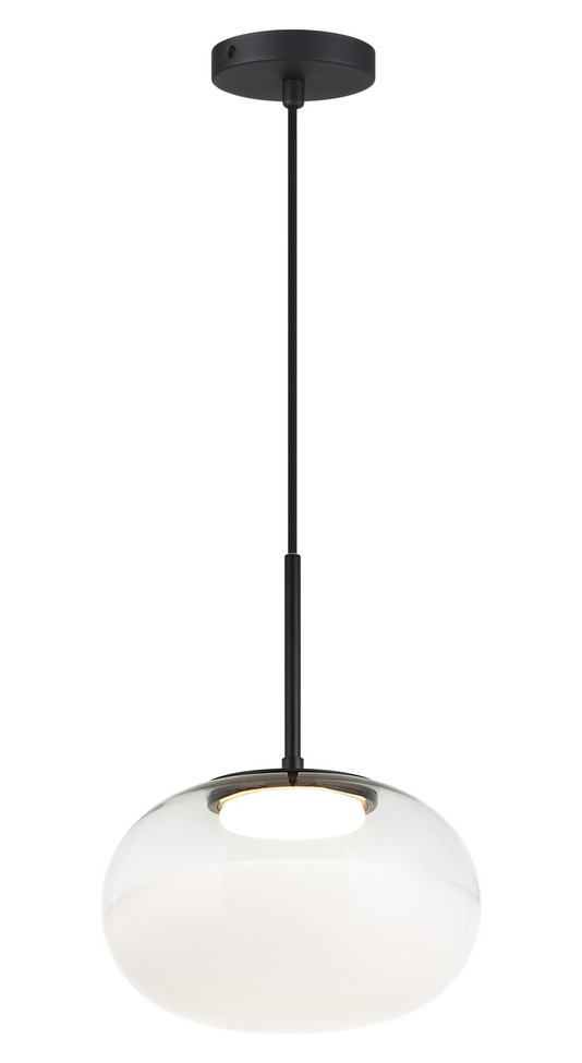 Matteo Lighting - C60511MBWH - LED Pendant - Jayce - Matte Black