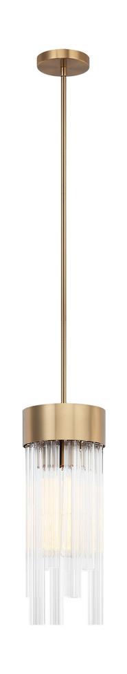 Matteo Lighting - C66903AG - Three Light Pendant - Kellan - Aged Gold Brass