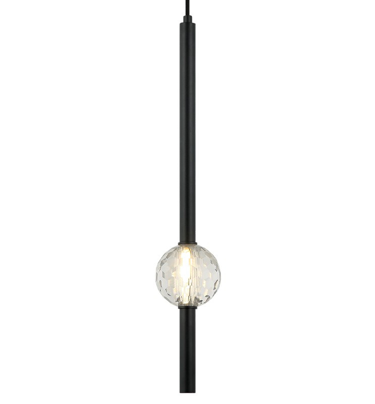 Matteo Lighting - C68901MB - One Light Pendant - Windchimer - Matte Black