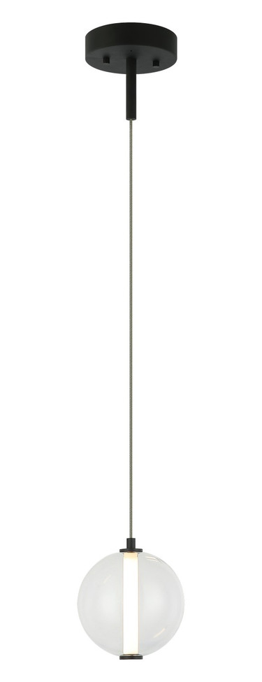 Matteo Lighting - C69601MBCL - LED Pendant - Belange - Matte Black