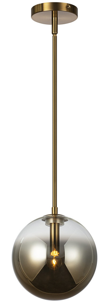 Matteo Lighting - C70711AGAG - One Light Pendant - AVERLEY - Aged Gold Brass