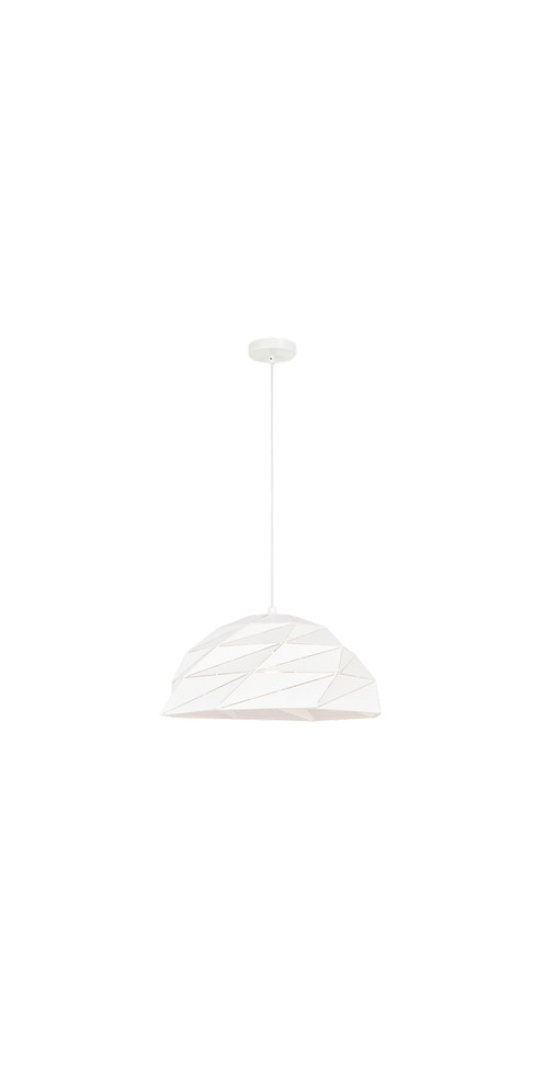 Matteo Lighting - C72711WH - One Light Pendant - Riku - White