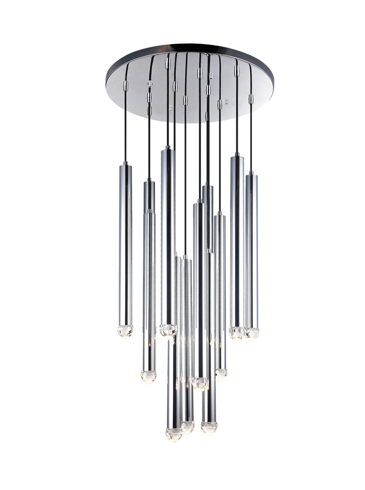 Matteo Lighting - C78312CH - LED Pendant - Reign - Chrome