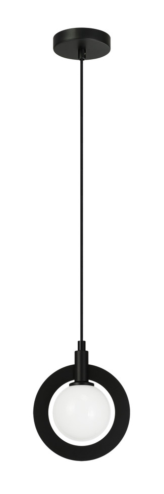 Matteo Lighting - C80701BKOP - One Light Pendant - Astro - Black
