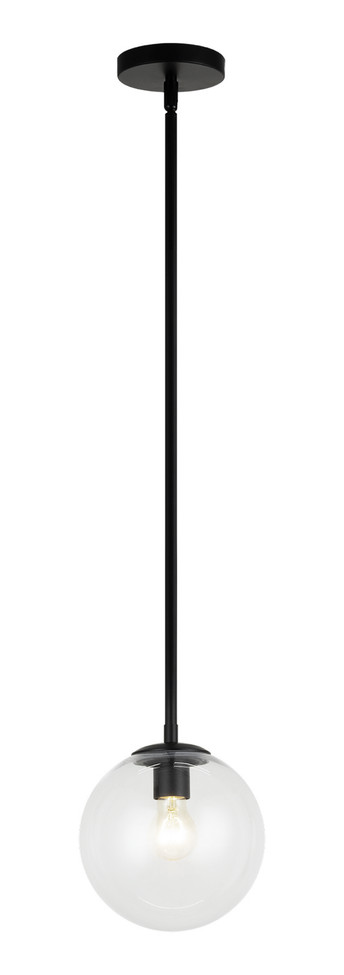 Matteo Lighting - C81711BKCL - One Light Chandelier - Novo - Black