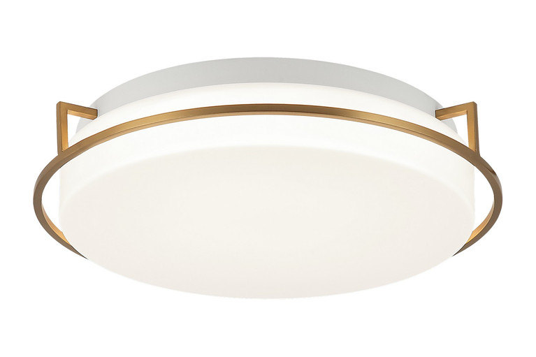 Matteo Lighting - M14112AG - LED Wall Sconce - Brammerton - Aged Gold Brass