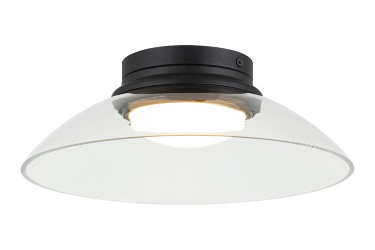 Matteo Lighting - M16401MBCL - LED Flush Mount - Luna - Matte Black