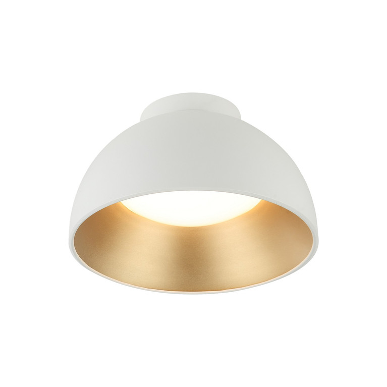 Matteo Lighting - M17412MW - One Light Flush Mount - Zenith - Matte White