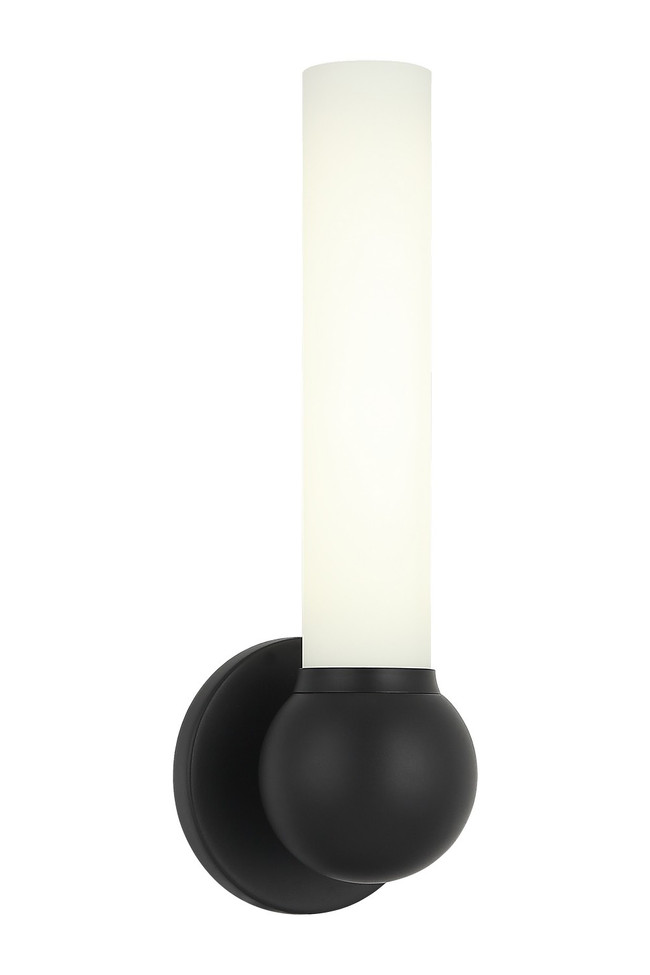 Matteo Lighting - S00601MB - One Light Wall Sconce - PIERCE - Matte Black