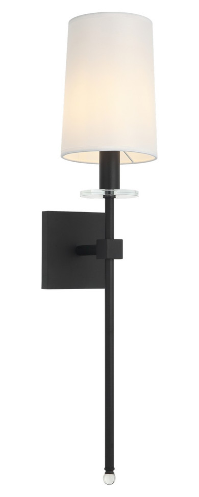 Matteo Lighting - S00811MB - One Light Wall Sconce - Fairburn - Matte Black