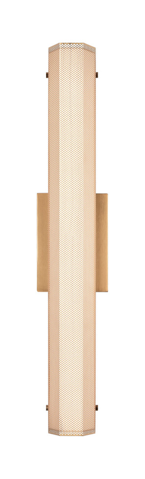 Matteo Lighting - S01024AG - LED Wall Sconce - Pelermos - Aged Gold Brass