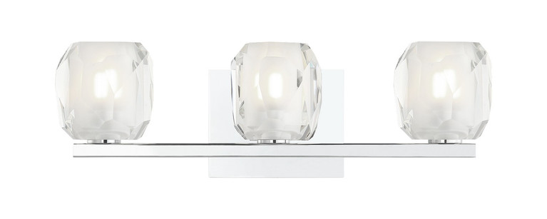Matteo Lighting - S04103CH - Three Light Vanity - Carleton - Chrome