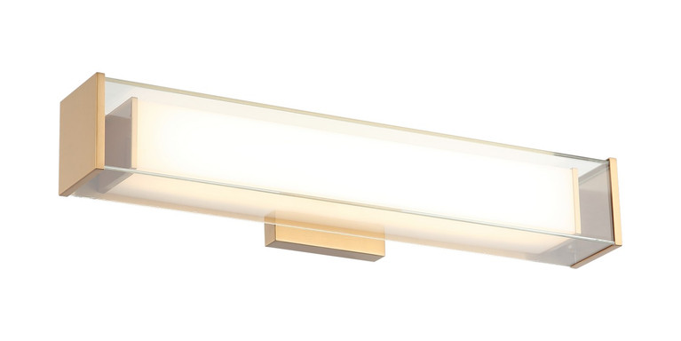 Matteo Lighting - S04420AG - LED Wall Sconce - CARDENNE - Aged Gold Brass
