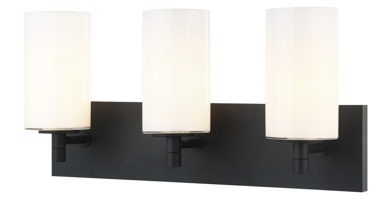 Matteo Lighting - S04903MBOP - Three Light Wall Sconce - Candela - Matte Black
