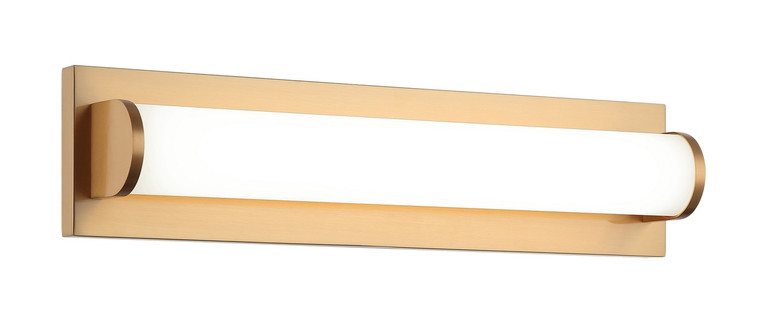 Matteo Lighting - S07018AG - LED Wall Sconce - JENSEN - Aged Gold Brass