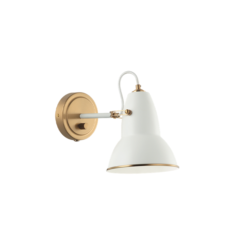 Matteo Lighting - S08411AGWH - One Light Wall Sconce - BUZZ - White