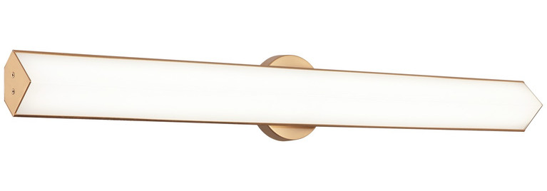 Matteo Lighting - S09932AG - LED Vanity - JADE - Aged Gold Brass