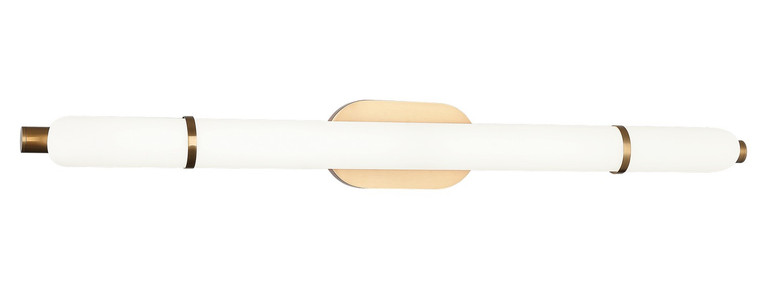 Matteo Lighting - S10436AG - LED Vanity - FINNEGAN - Aged Gold Brass