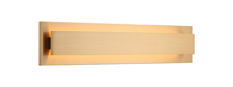 Matteo Lighting - S11118AG - LED Wall Sconce - BARETTA - Aged Gold Brass