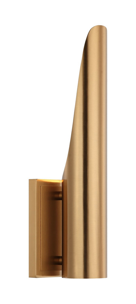 Matteo Lighting - W32401AG - One Light Wall Sconce - STYLUS - Aged Gold Brass