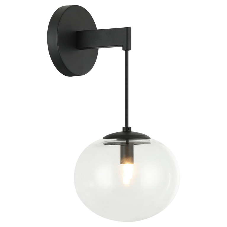 Matteo Lighting - W38101MB - One Light Wall Sconce - BULBUS - Matte Black