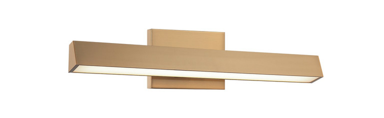Matteo Lighting - W64918AG - LED Vanity - ISOSCELES - Aged Gold Brass