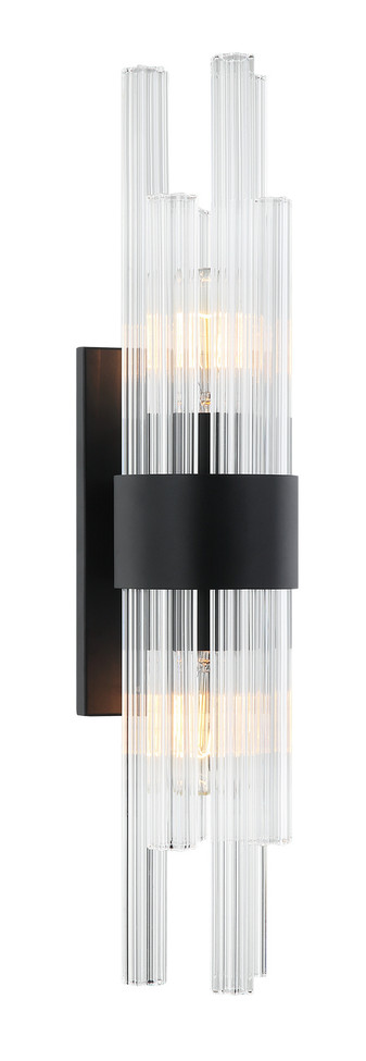 Matteo Lighting - W66912MB - Two Light Wall Sconce - Kellan - Matte Black