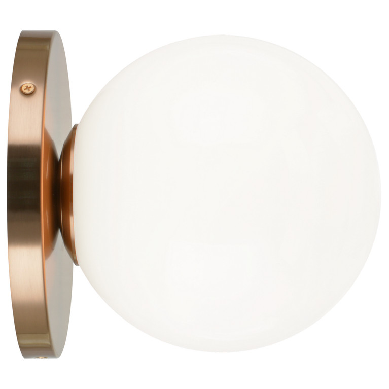 Matteo Lighting - WX06011AGOP - One Light Wall Sconce/Ceiling Mount - Cosmo - Aged Gold Brass